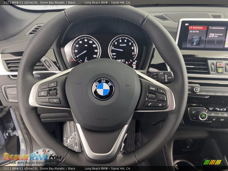 2021 BMW X1 sDrive28i Steering Wheel Photo #14