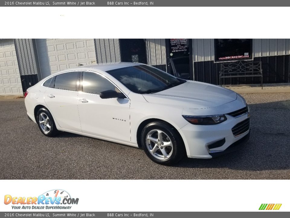 2016 Chevrolet Malibu LS Summit White / Jet Black Photo #30