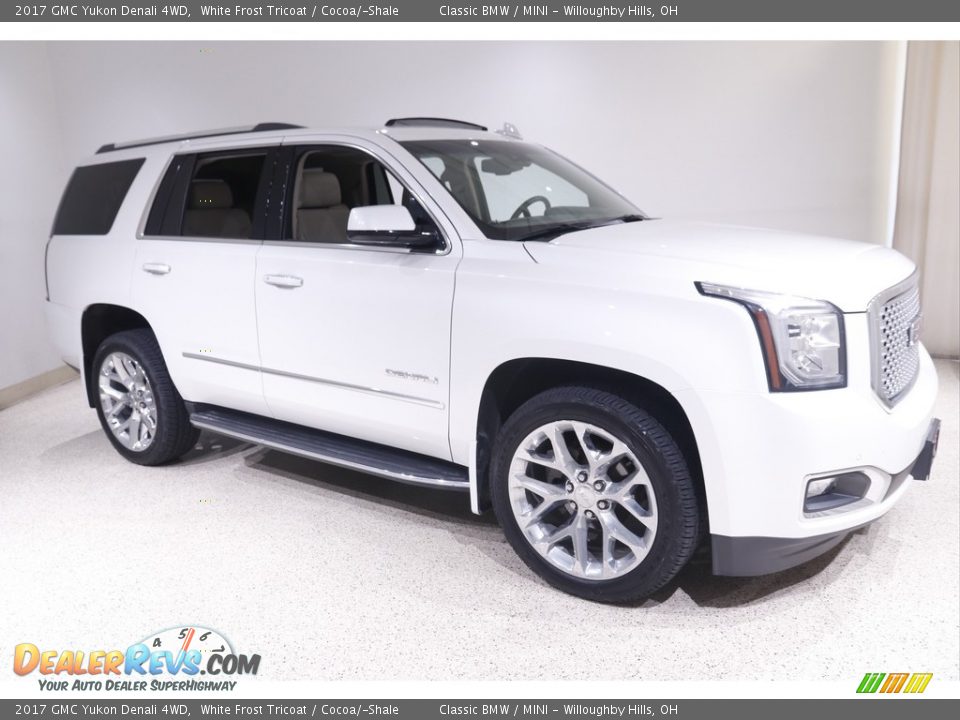 2017 GMC Yukon Denali 4WD White Frost Tricoat / Cocoa/­Shale Photo #1