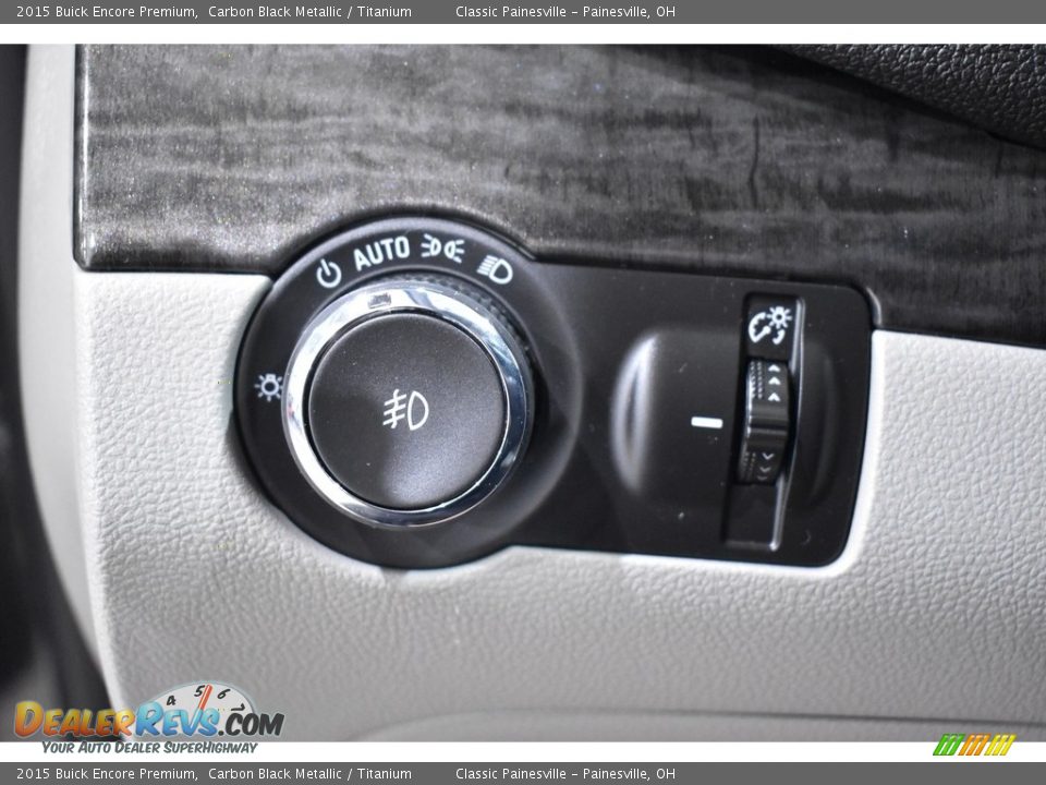 2015 Buick Encore Premium Carbon Black Metallic / Titanium Photo #13