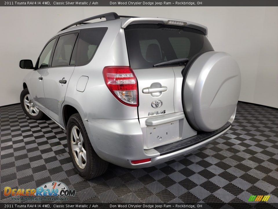 2011 Toyota RAV4 I4 4WD Classic Silver Metallic / Ash Photo #6