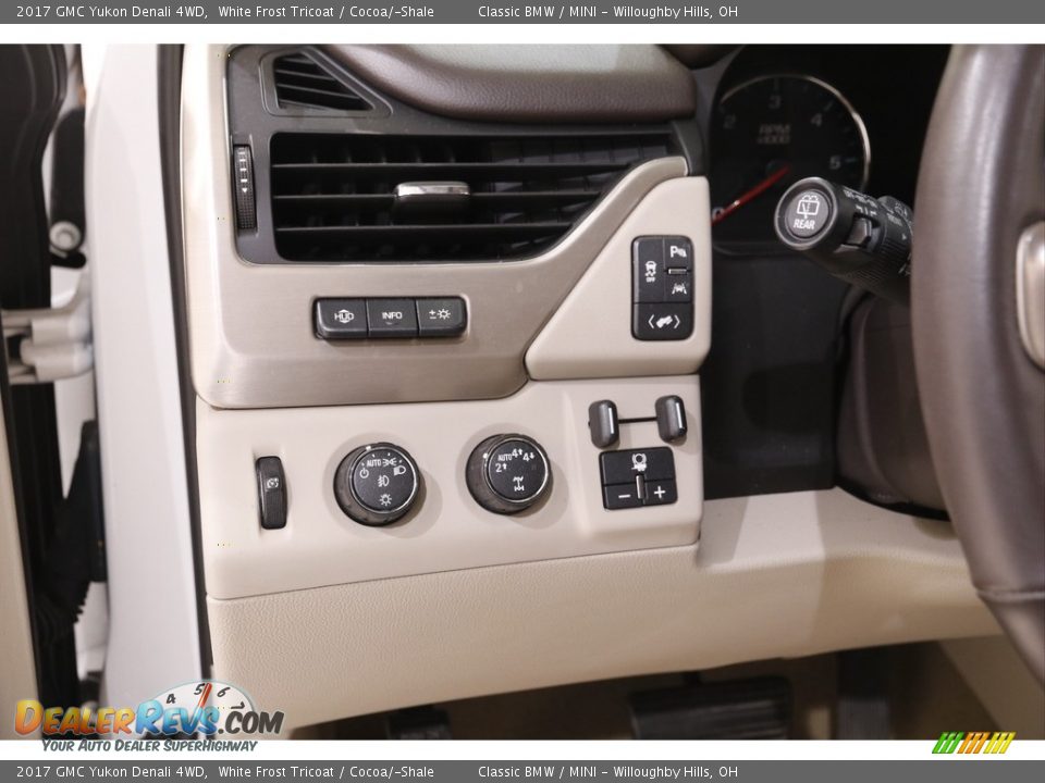 2017 GMC Yukon Denali 4WD White Frost Tricoat / Cocoa/­Shale Photo #6