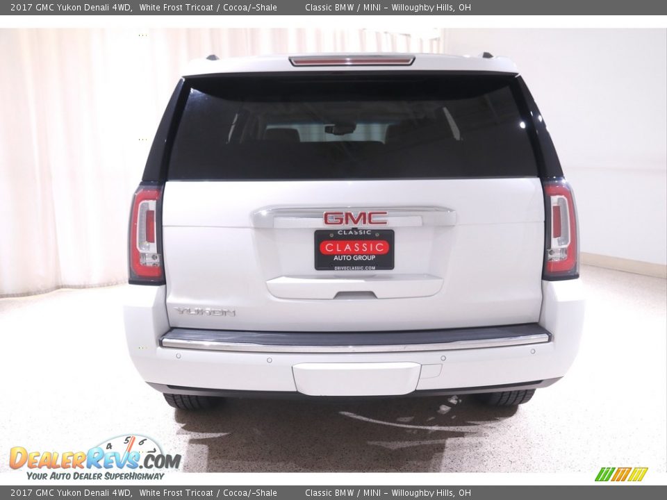 2017 GMC Yukon Denali 4WD White Frost Tricoat / Cocoa/­Shale Photo #24