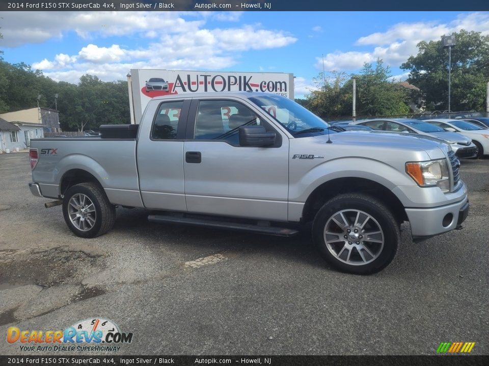 2014 Ford F150 STX SuperCab 4x4 Ingot Silver / Black Photo #2