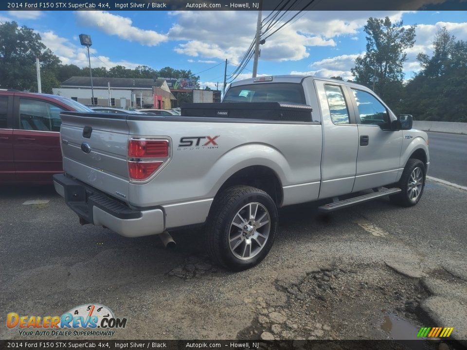 2014 Ford F150 STX SuperCab 4x4 Ingot Silver / Black Photo #4