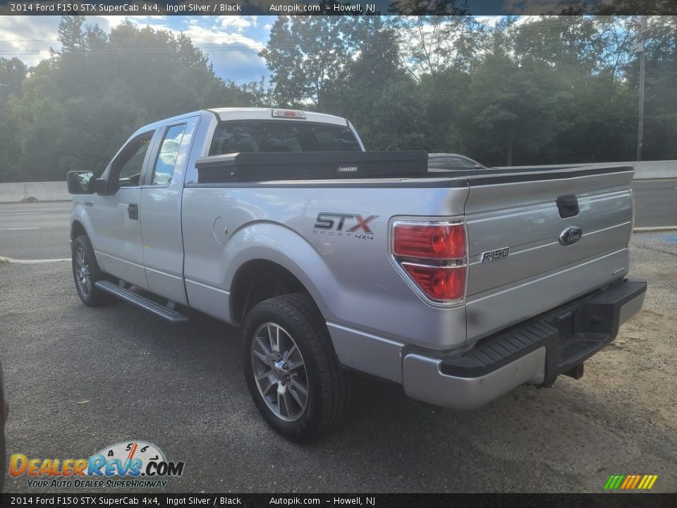 2014 Ford F150 STX SuperCab 4x4 Ingot Silver / Black Photo #6