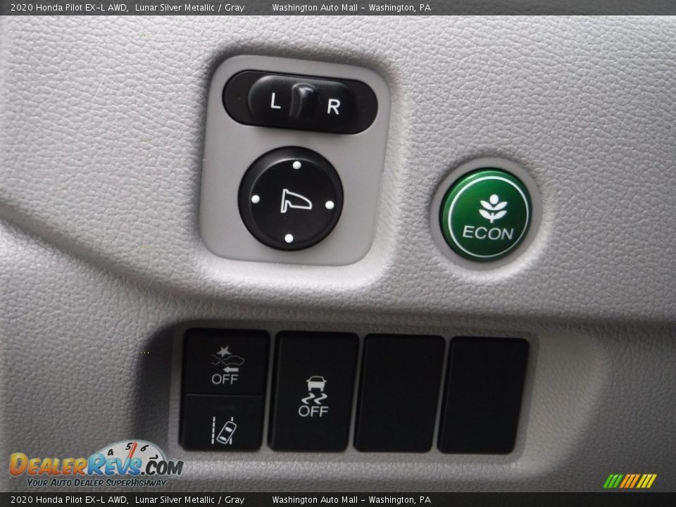 2020 Honda Pilot EX-L AWD Lunar Silver Metallic / Gray Photo #14