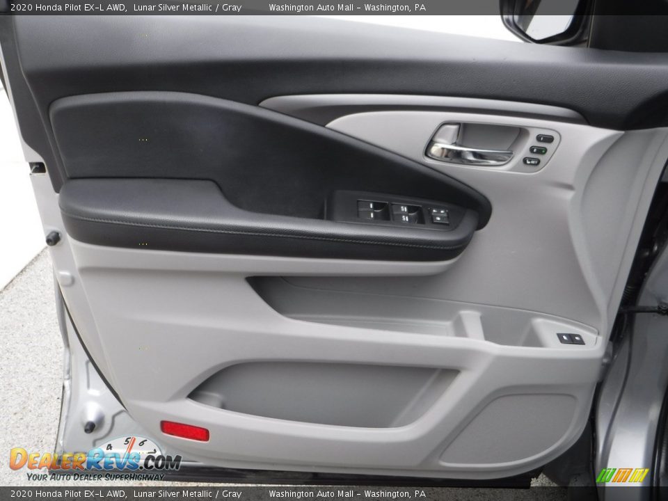 2020 Honda Pilot EX-L AWD Lunar Silver Metallic / Gray Photo #15