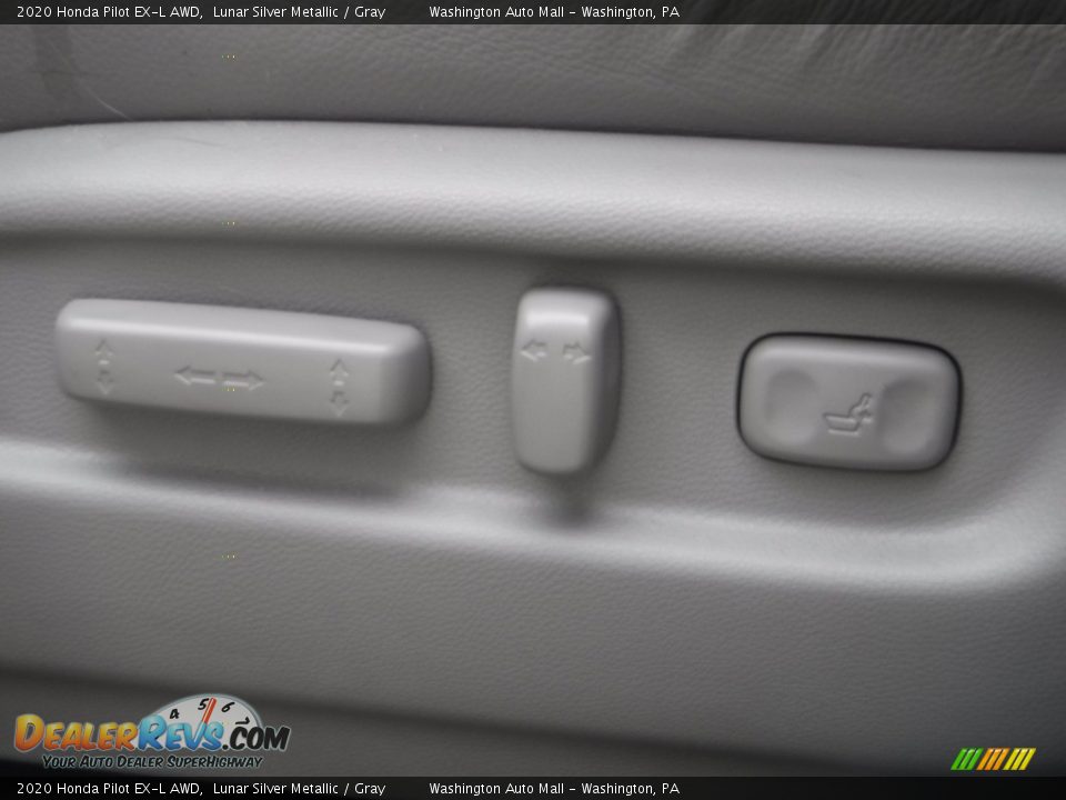 2020 Honda Pilot EX-L AWD Lunar Silver Metallic / Gray Photo #18