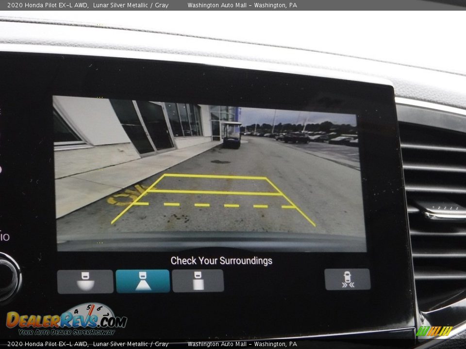 2020 Honda Pilot EX-L AWD Lunar Silver Metallic / Gray Photo #24