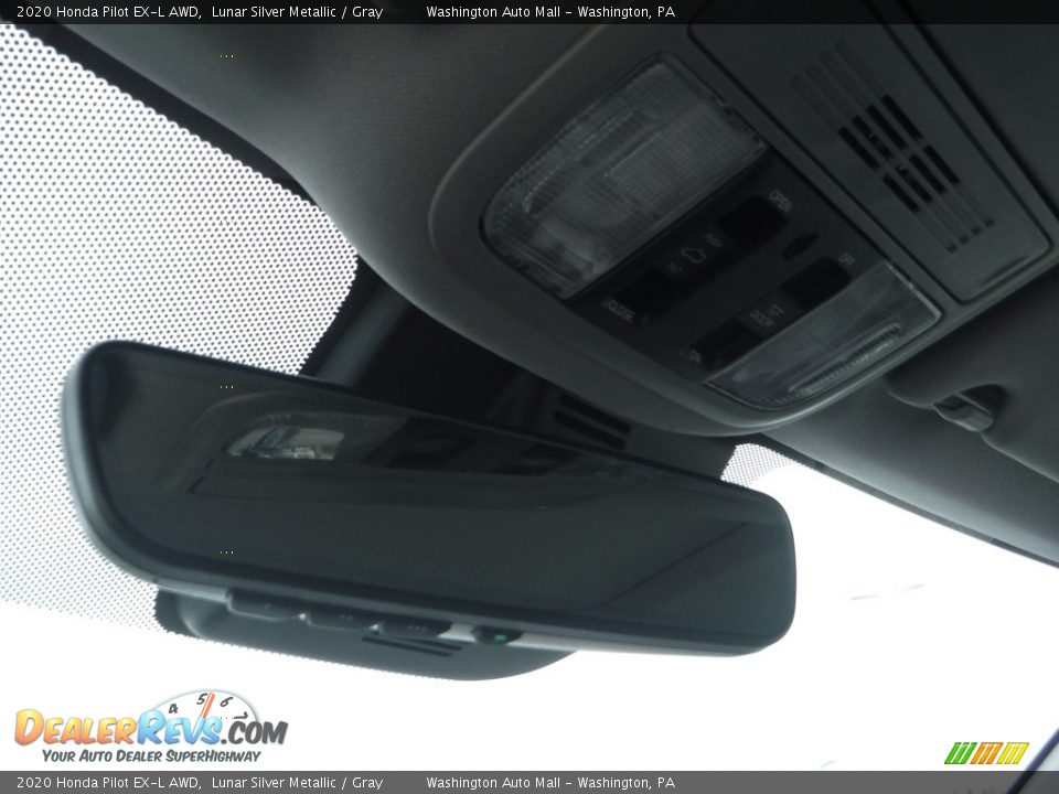 2020 Honda Pilot EX-L AWD Lunar Silver Metallic / Gray Photo #25