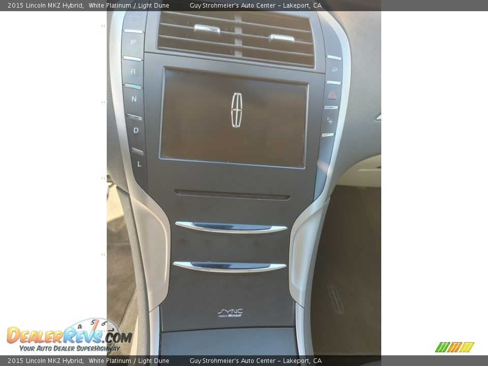 2015 Lincoln MKZ Hybrid White Platinum / Light Dune Photo #8