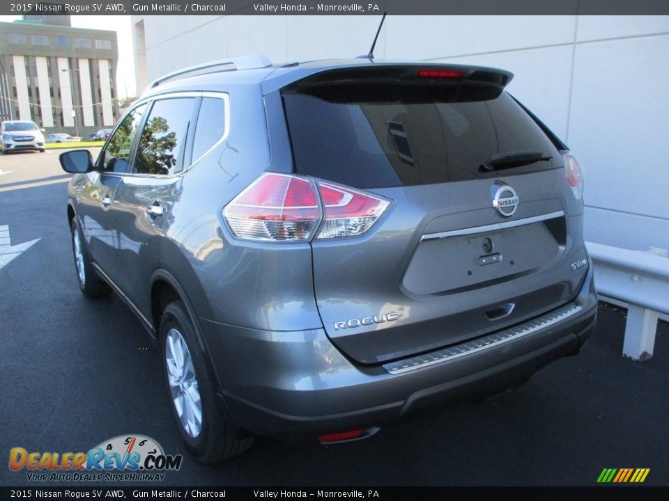 2015 Nissan Rogue SV AWD Gun Metallic / Charcoal Photo #3