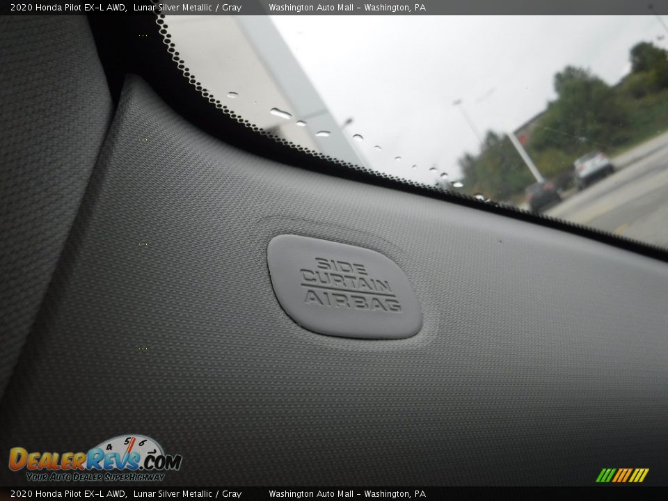 2020 Honda Pilot EX-L AWD Lunar Silver Metallic / Gray Photo #29