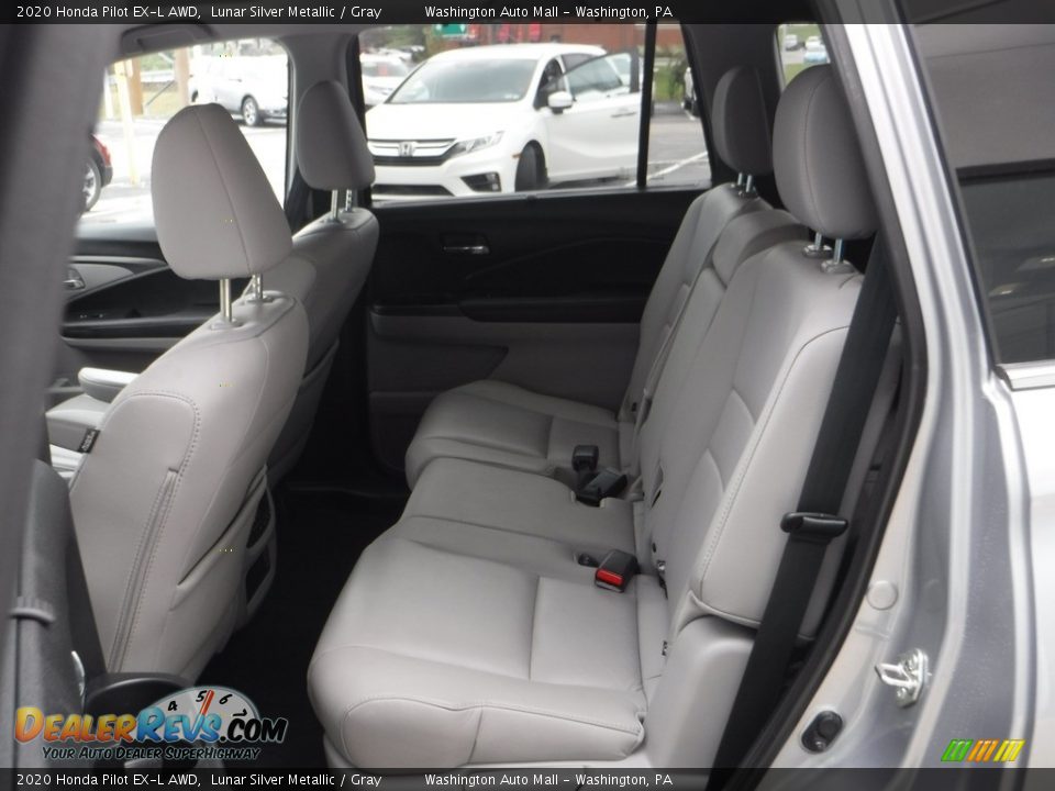 2020 Honda Pilot EX-L AWD Lunar Silver Metallic / Gray Photo #30