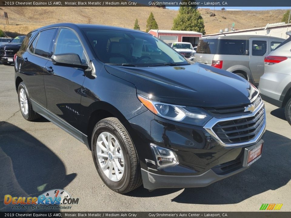 2019 Chevrolet Equinox LS AWD Mosaic Black Metallic / Medium Ash Gray Photo #1