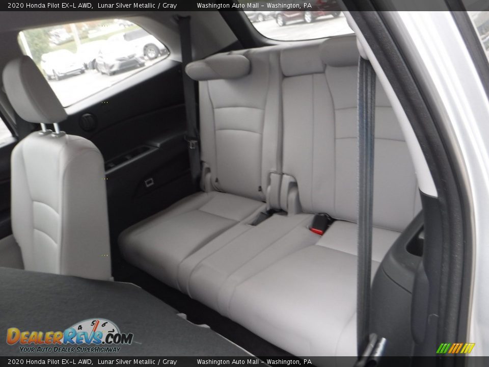 2020 Honda Pilot EX-L AWD Lunar Silver Metallic / Gray Photo #32