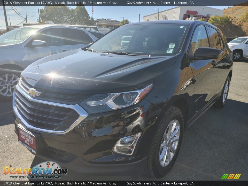 2019 Chevrolet Equinox LS AWD Mosaic Black Metallic / Medium Ash Gray Photo #3