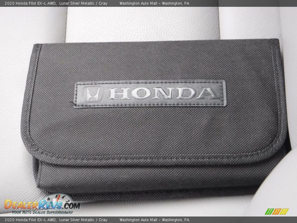 2020 Honda Pilot EX-L AWD Lunar Silver Metallic / Gray Photo #35