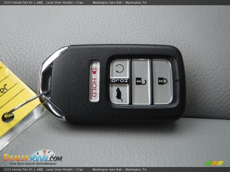 2020 Honda Pilot EX-L AWD Lunar Silver Metallic / Gray Photo #36