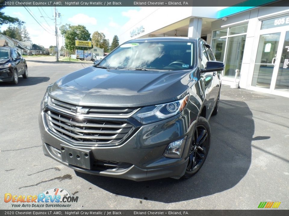 2020 Chevrolet Equinox LT AWD Nightfall Gray Metallic / Jet Black Photo #2