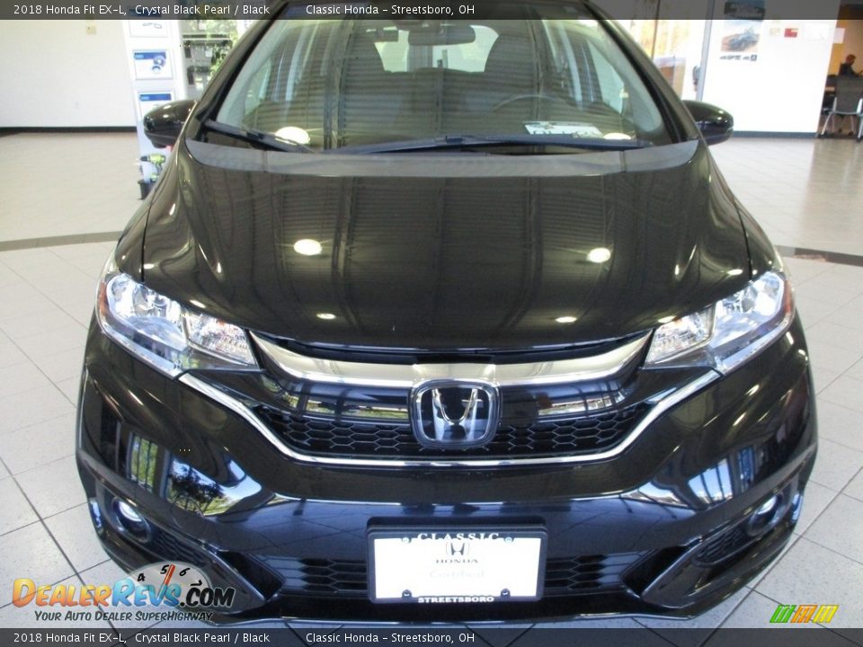 2018 Honda Fit EX-L Crystal Black Pearl / Black Photo #2