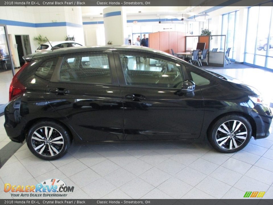 2018 Honda Fit EX-L Crystal Black Pearl / Black Photo #4