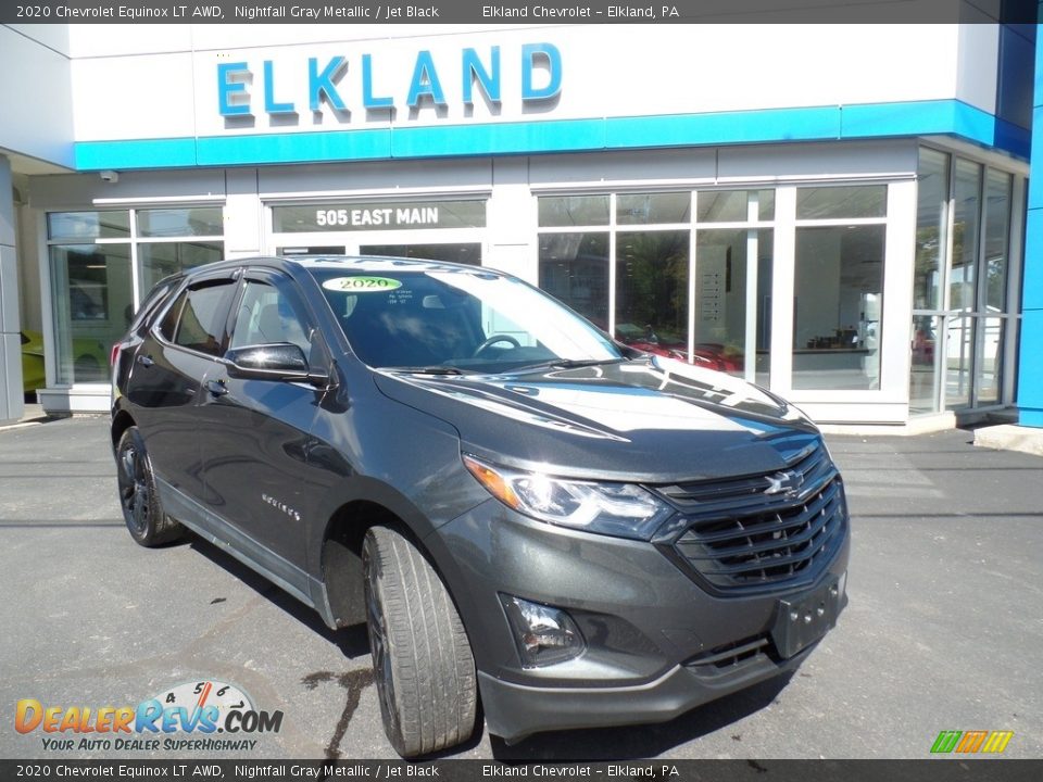 2020 Chevrolet Equinox LT AWD Nightfall Gray Metallic / Jet Black Photo #4