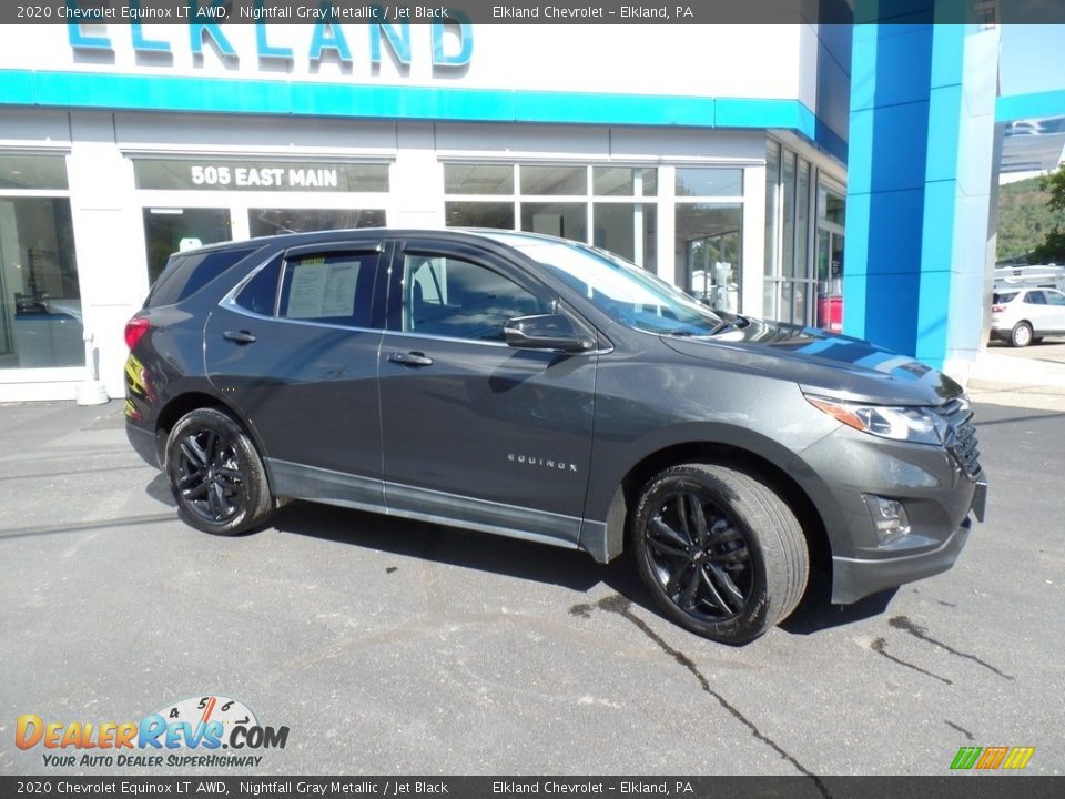 2020 Chevrolet Equinox LT AWD Nightfall Gray Metallic / Jet Black Photo #5