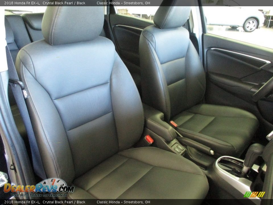 2018 Honda Fit EX-L Crystal Black Pearl / Black Photo #18