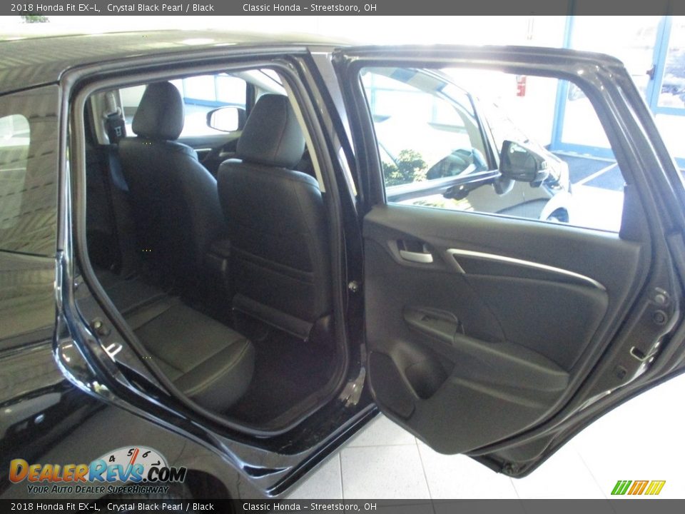2018 Honda Fit EX-L Crystal Black Pearl / Black Photo #19