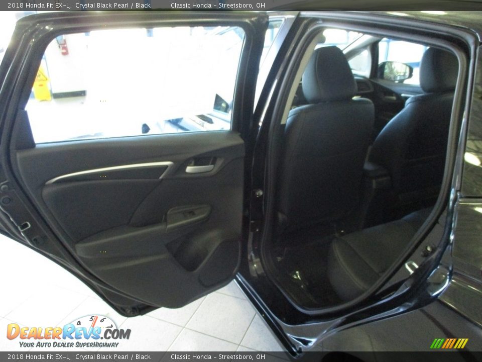 2018 Honda Fit EX-L Crystal Black Pearl / Black Photo #22