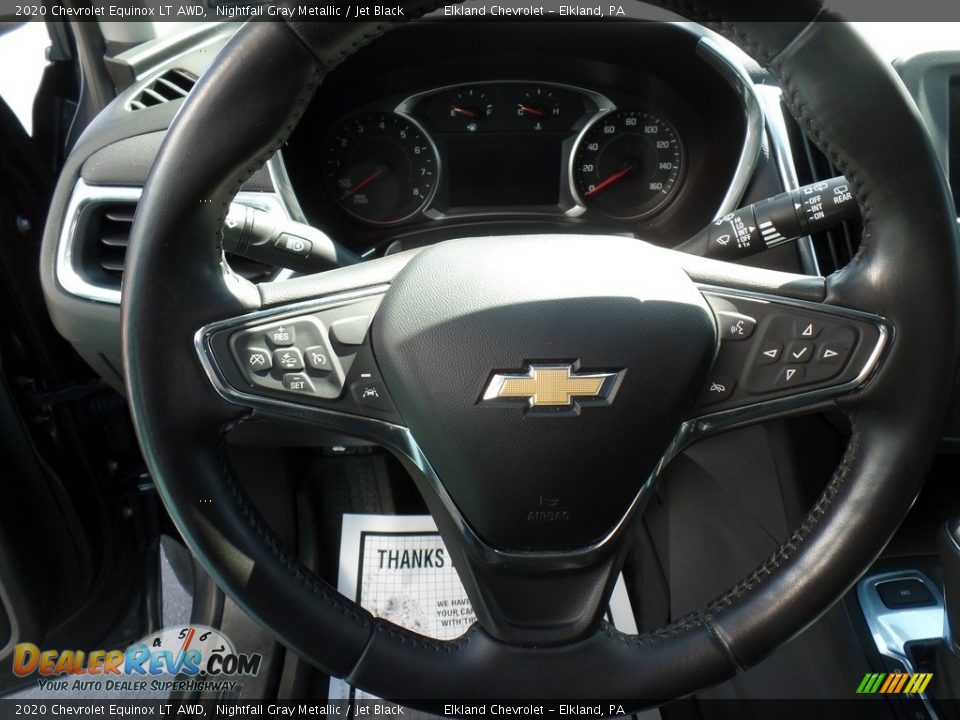 2020 Chevrolet Equinox LT AWD Nightfall Gray Metallic / Jet Black Photo #21