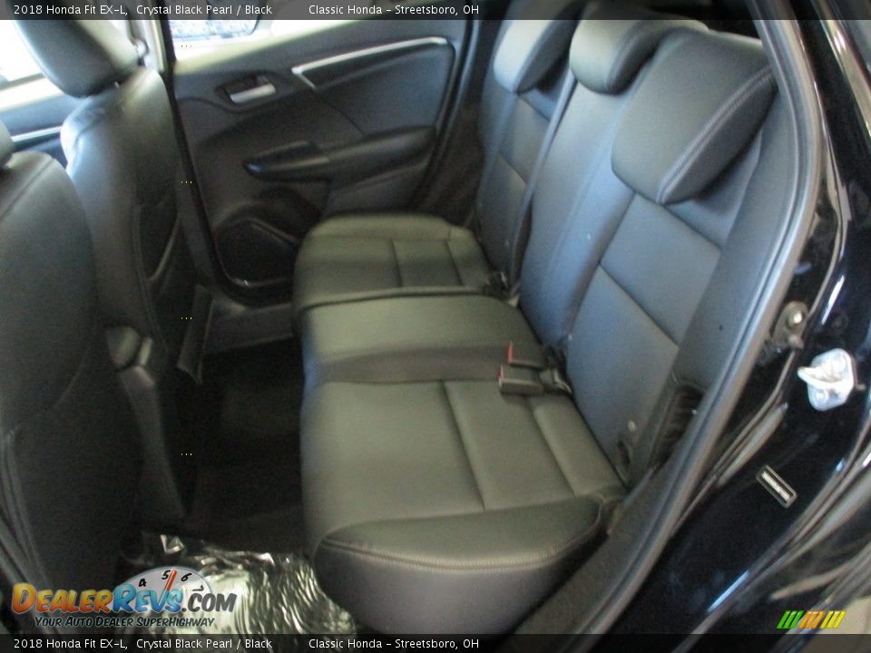 2018 Honda Fit EX-L Crystal Black Pearl / Black Photo #23