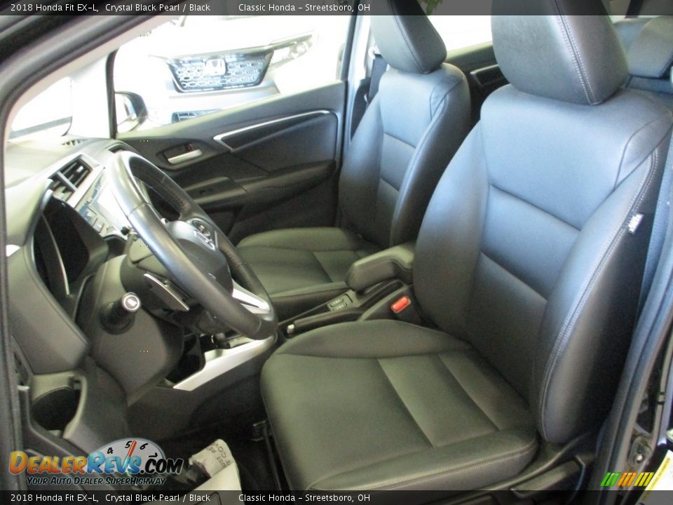 2018 Honda Fit EX-L Crystal Black Pearl / Black Photo #27