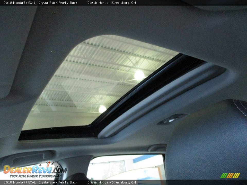 2018 Honda Fit EX-L Crystal Black Pearl / Black Photo #28