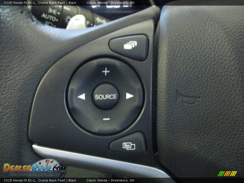2018 Honda Fit EX-L Crystal Black Pearl / Black Photo #30