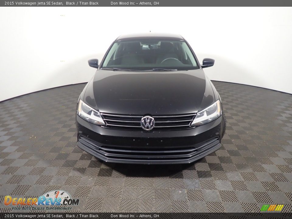 2015 Volkswagen Jetta SE Sedan Black / Titan Black Photo #5