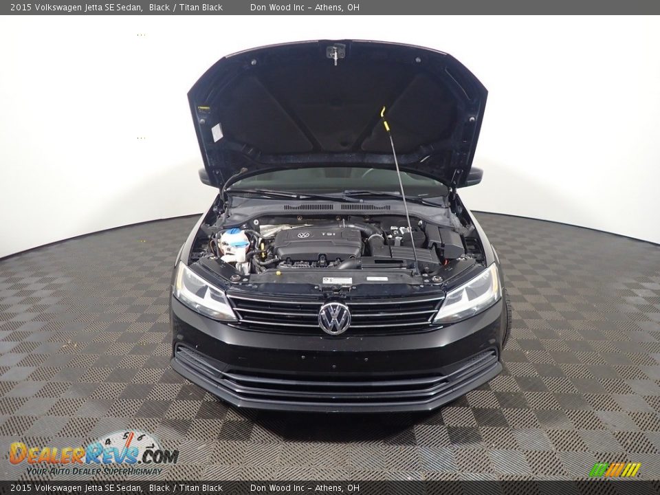 2015 Volkswagen Jetta SE Sedan Black / Titan Black Photo #6