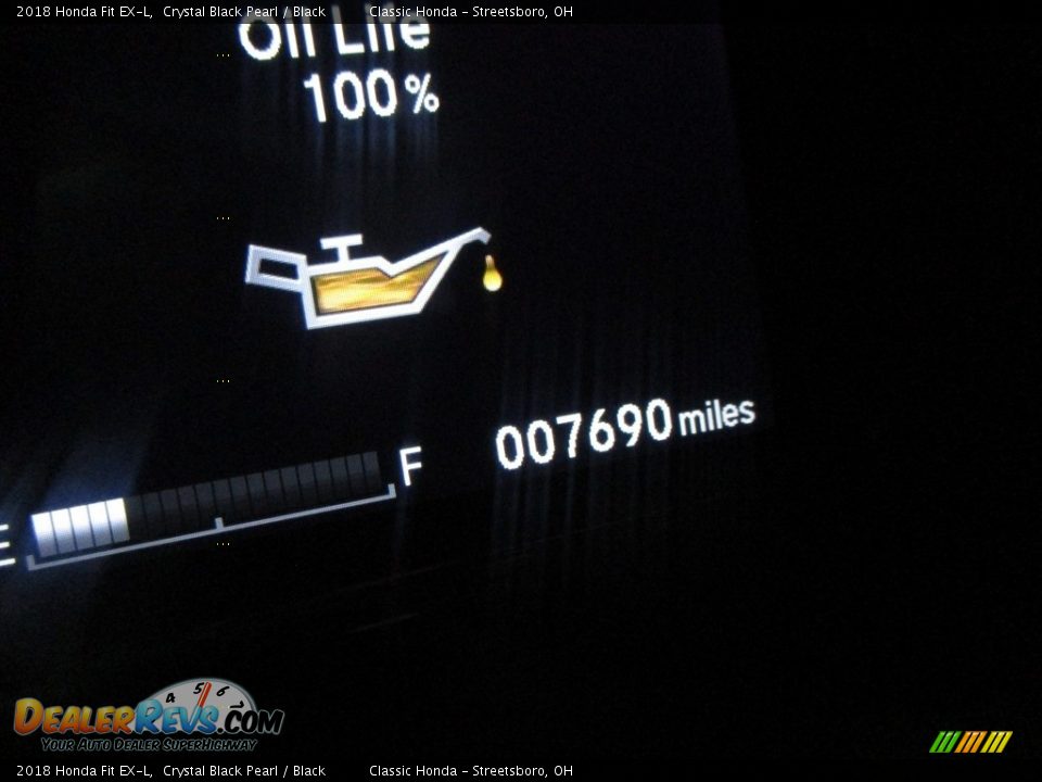 2018 Honda Fit EX-L Crystal Black Pearl / Black Photo #34