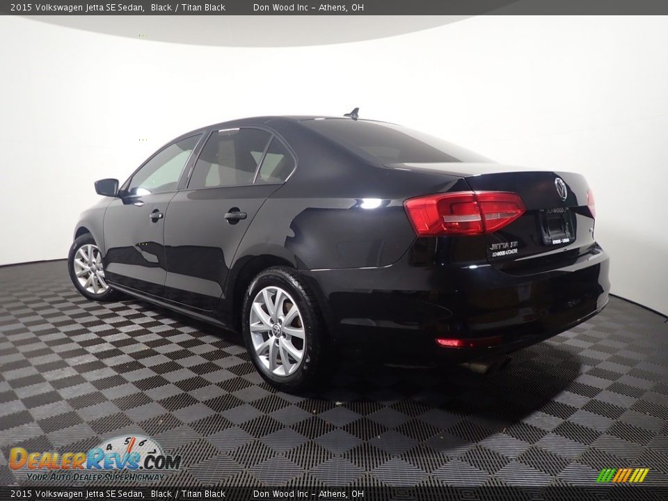 2015 Volkswagen Jetta SE Sedan Black / Titan Black Photo #11