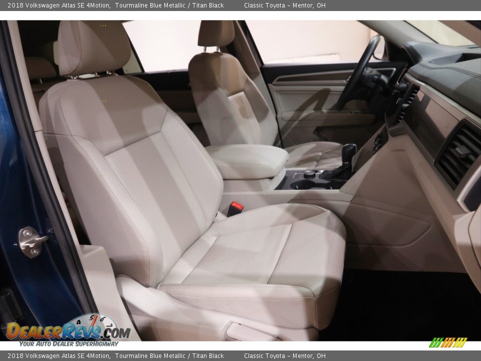 2018 Volkswagen Atlas SE 4Motion Tourmaline Blue Metallic / Titan Black Photo #13