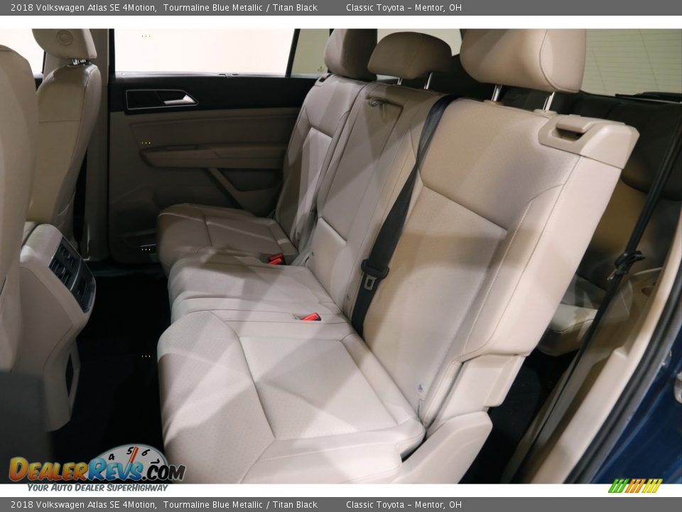 2018 Volkswagen Atlas SE 4Motion Tourmaline Blue Metallic / Titan Black Photo #15