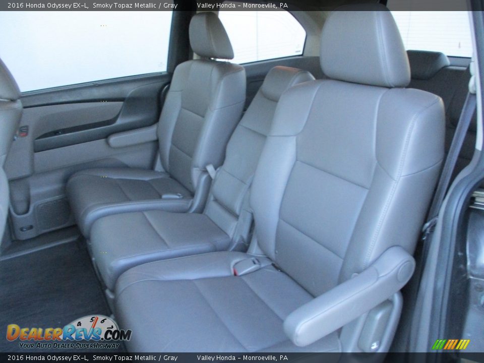 2016 Honda Odyssey EX-L Smoky Topaz Metallic / Gray Photo #13