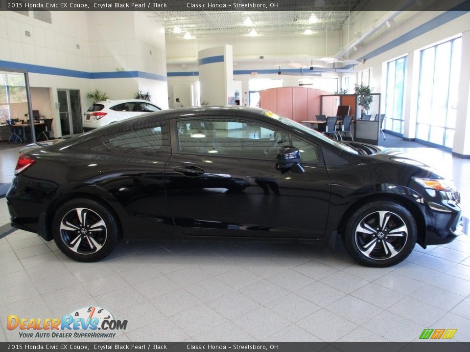 2015 Honda Civic EX Coupe Crystal Black Pearl / Black Photo #4