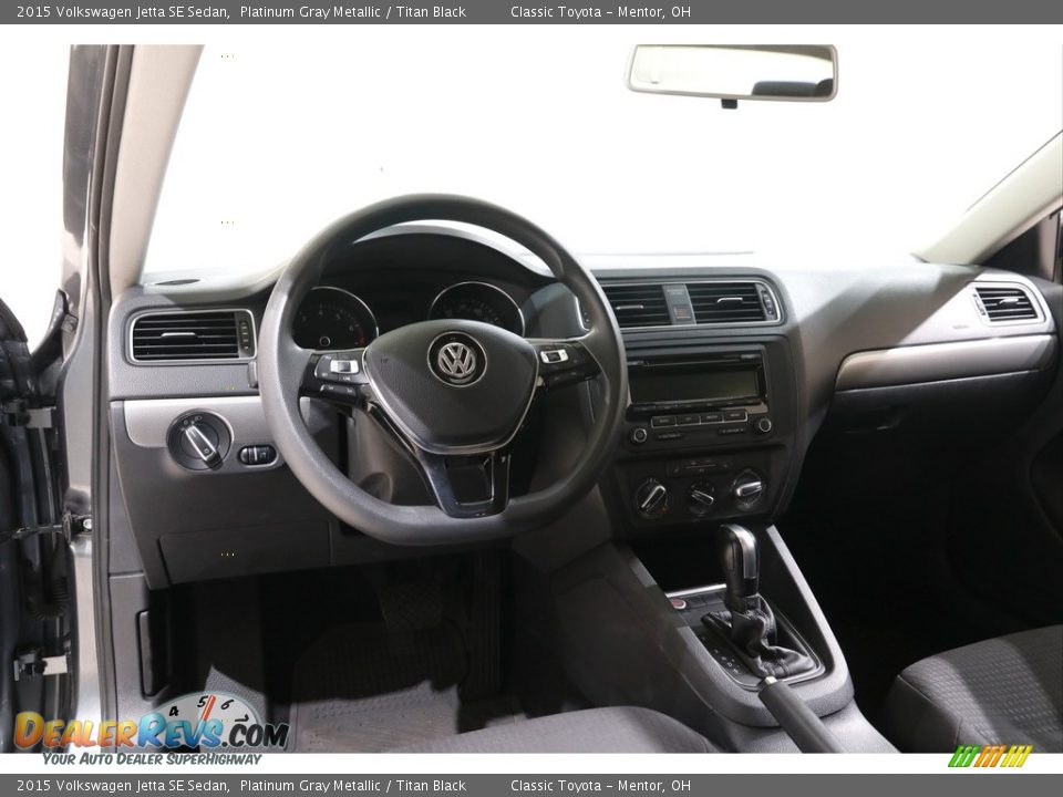 Titan Black Interior - 2015 Volkswagen Jetta SE Sedan Photo #6
