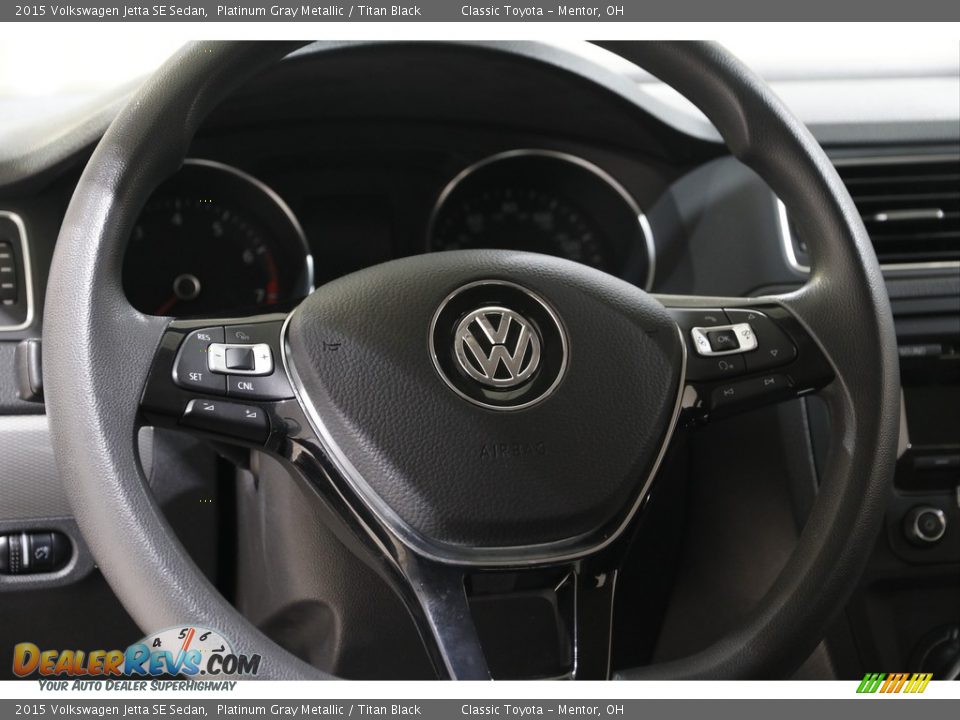 2015 Volkswagen Jetta SE Sedan Steering Wheel Photo #7