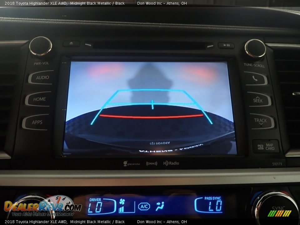 2018 Toyota Highlander XLE AWD Midnight Black Metallic / Black Photo #5