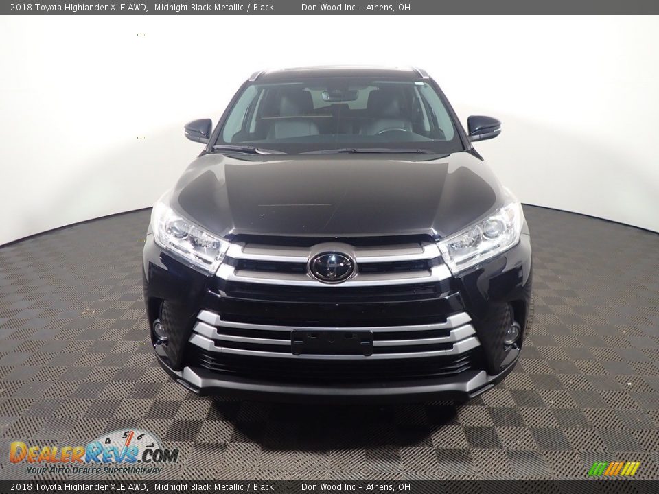 2018 Toyota Highlander XLE AWD Midnight Black Metallic / Black Photo #8
