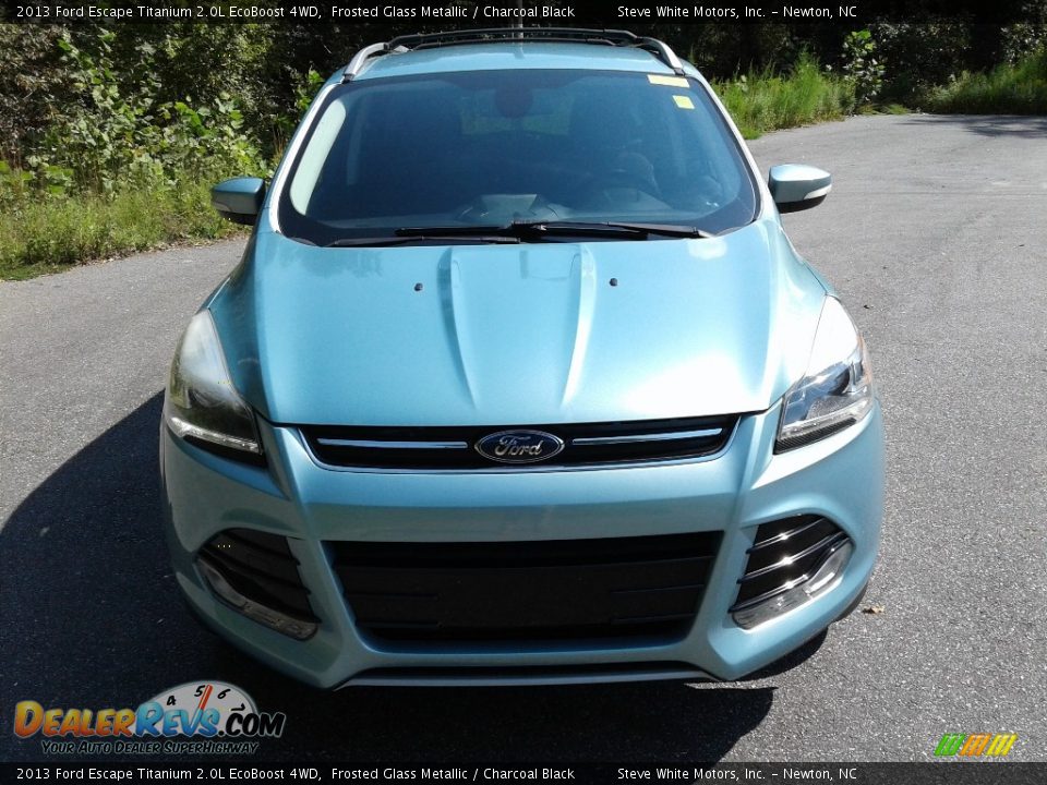 2013 Ford Escape Titanium 2.0L EcoBoost 4WD Frosted Glass Metallic / Charcoal Black Photo #4